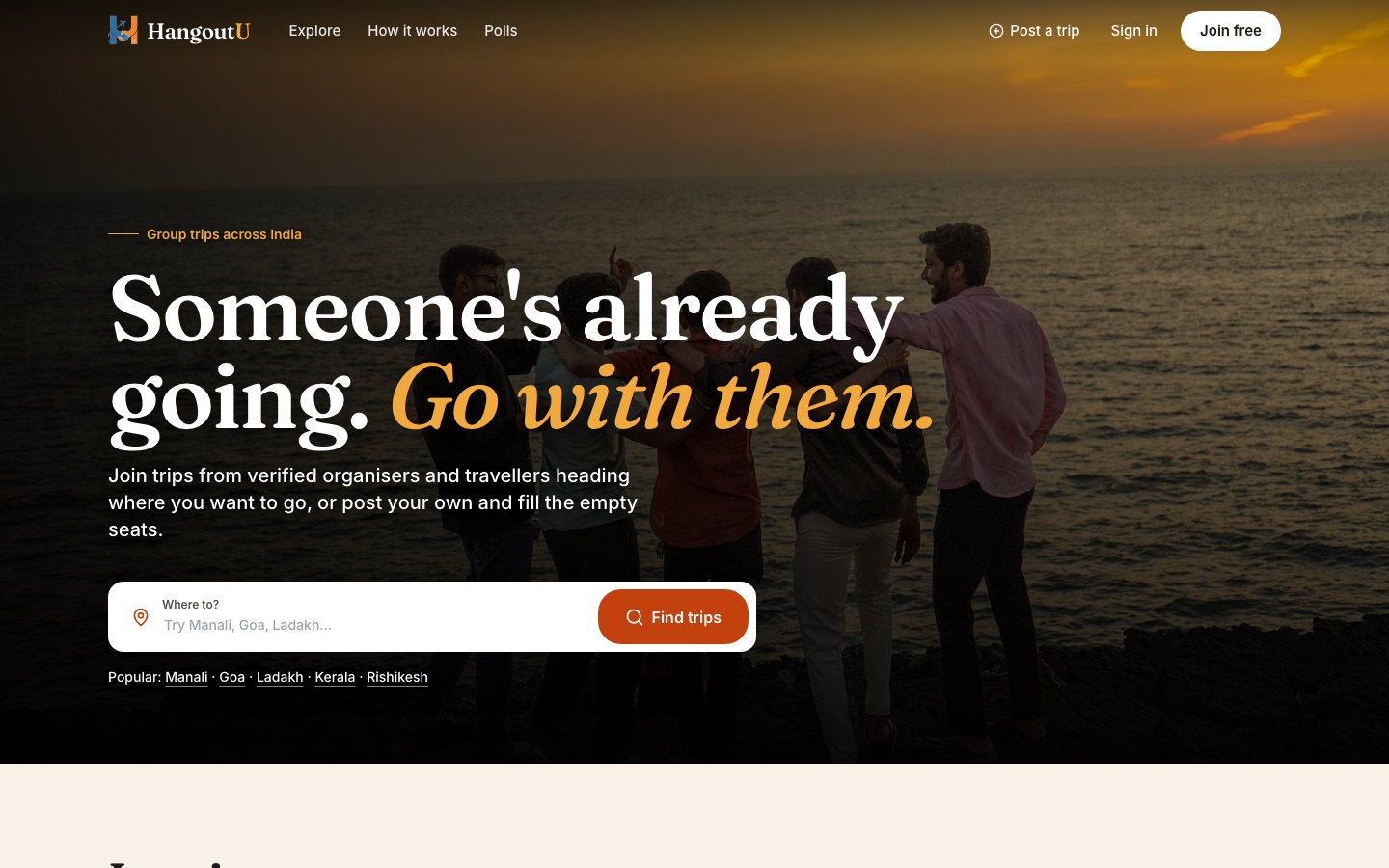 HangoutU product interface